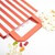 Red Candy Stripe Paper Carrier Bags