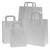 White Paper Carrier Bags with Flat Handles