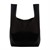 Recycled Black Vest Style Plastic Carrier Bags
