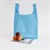 Recycled Blue Vest Style Plastic Carrier Bags