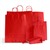 Cherry Red Premium Italian Paper Carrier Bags with Twisted Handles