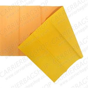 Pale Yellow & Peach Dual Colour Crepe Paper - 3411