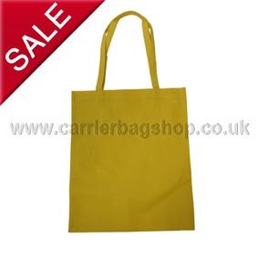 Yellow Non Woven Polyproplene Carrier Bags