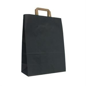 Dark Blue Carrier Bags with Flat Handles