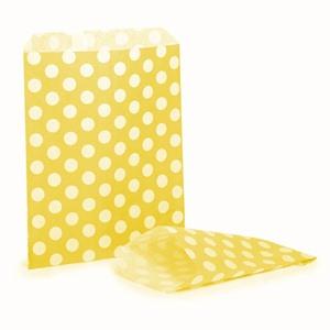 Yellow Polka Dot Paper Bags