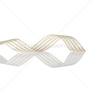 Beige Candy Stripe Ribbon [3104]