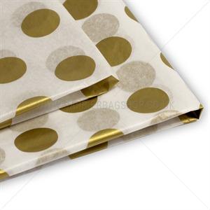 Gold Dots Design Premium Tissue Paper