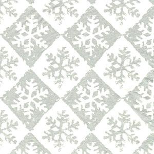 Silver Chequered Snowflake Christmas Tissue Paper