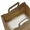 Brown Patisserie Carrier Bags with Flat Handles
