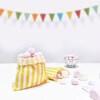Yellow Candy Stripe Paper Bags
