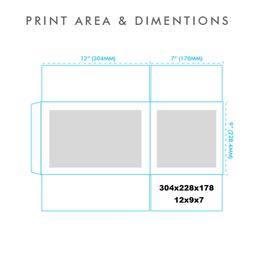 Printed 0201 Style Single Wall Cardboard Boxes - 12" x 9" x 7"