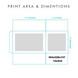 Printed 0201 Style Single Wall Cardboard Boxes - 12" x 9" x 5"